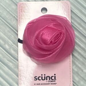 Scunci Fuchsia Rose Hair Elastic